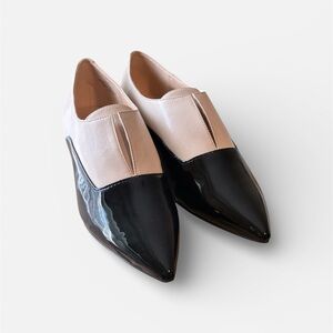 Nine West Glossy Black Flats